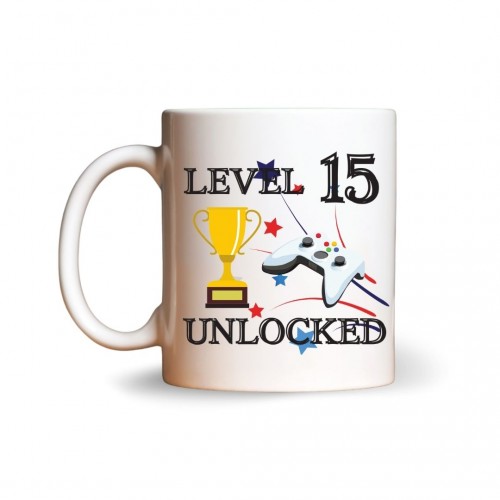 Level 15 Unlocked, Κεραμική Κούπα 330ml