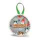 Xmas Holiday Elf, με 3D Ξύλινο Όνομα Αλέξανδρος, Χριστουγεννιάτικο Ξύλινο στολίδι, 9εκ.